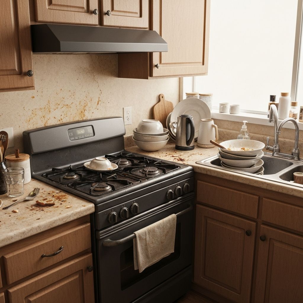 Кухня — преди почистване